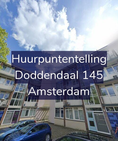 Foto gevel Huurpuntentelling voor Doddendaal 145, Amsterdam
