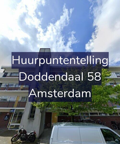 Foto gevel Huurpuntentelling voor Doddendaal 58, Amsterdam