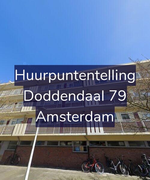 Foto gevel Huurpuntentelling voor Doddendaal 79, Amsterdam