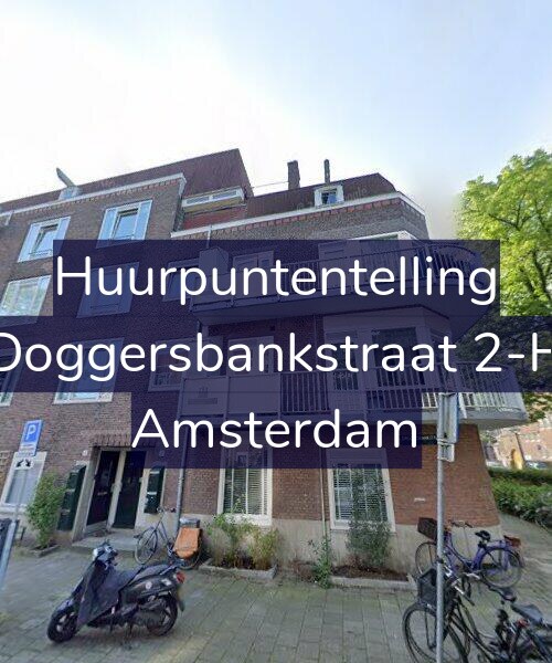 Foto gevel Huurpuntentelling voor Doggersbankstraat 2-H, Amsterdam
