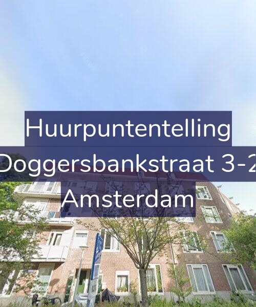 Foto gevel Huurpuntentelling voor Doggersbankstraat 3-2, Amsterdam