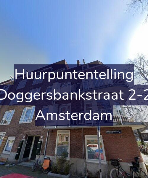Foto gevel Huurpuntentelling voor Doggersbankstraat 2-2, Amsterdam