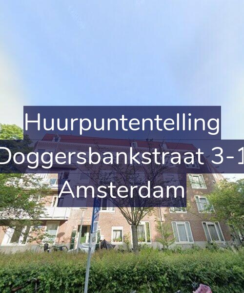 Foto gevel Huurpuntentelling voor Doggersbankstraat 3-1, Amsterdam