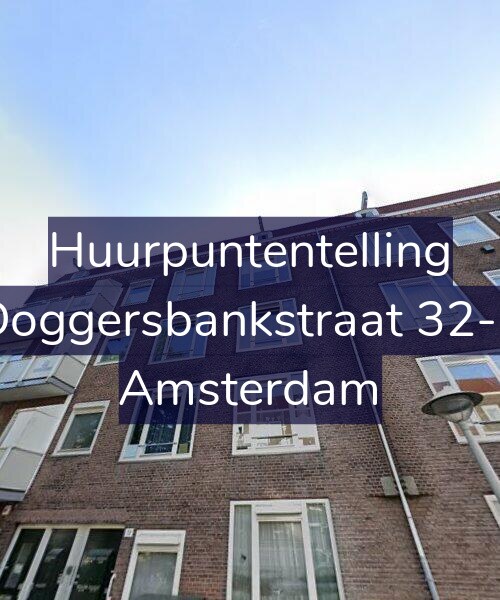 Foto gevel Huurpuntentelling voor Doggersbankstraat 32-3, Amsterdam