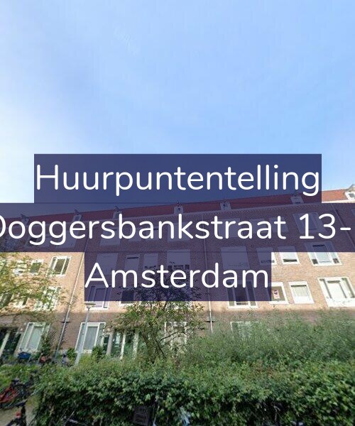 Foto gevel Huurpuntentelling voor Doggersbankstraat 13-1, Amsterdam
