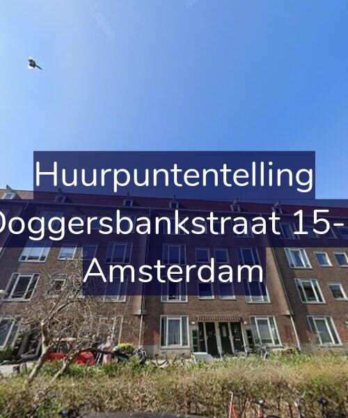 Foto gevel Huurpuntentelling voor Doggersbankstraat 15-1, Amsterdam