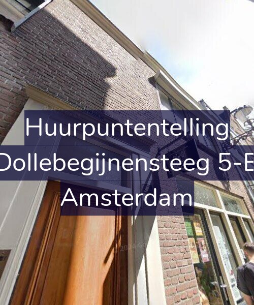Foto gevel Huurpuntentelling voor Dollebegijnensteeg 5-B, Amsterdam