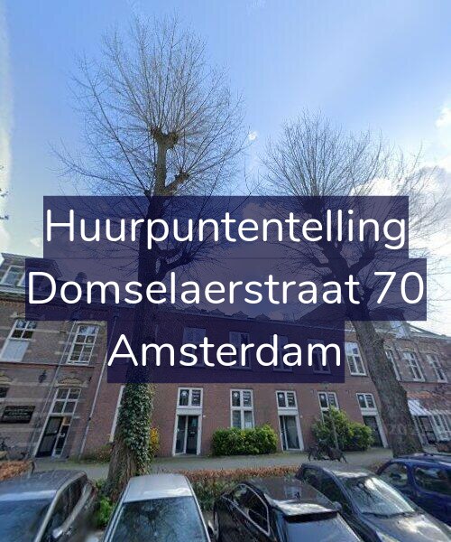 Foto gevel Huurpuntentelling voor Domselaerstraat 70, Amsterdam