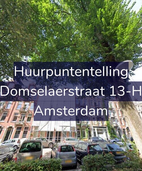 Foto gevel Huurpuntentelling voor Domselaerstraat 13-H, Amsterdam