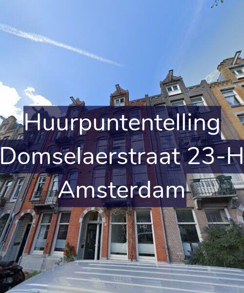 Foto gevel Huurpuntentelling voor Domselaerstraat 23-H, Amsterdam
