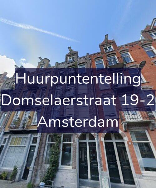 Foto gevel Huurpuntentelling voor Domselaerstraat 19-2, Amsterdam