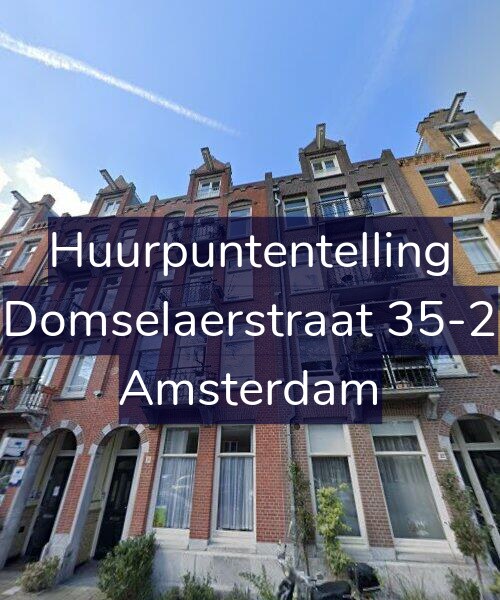 Foto gevel Huurpuntentelling voor Domselaerstraat 35-2, Amsterdam