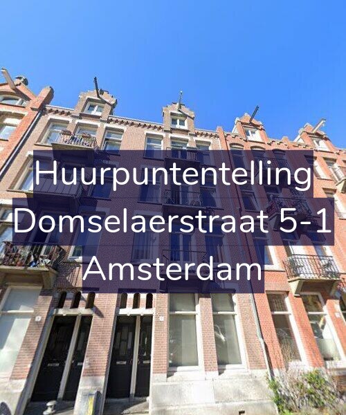 Foto gevel Huurpuntentelling voor Domselaerstraat 5-1, Amsterdam