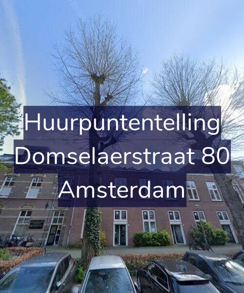 Foto gevel Huurpuntentelling voor Domselaerstraat 80, Amsterdam