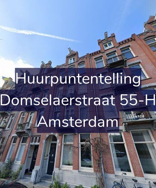 Foto gevel Huurpuntentelling voor Domselaerstraat 55-H, Amsterdam