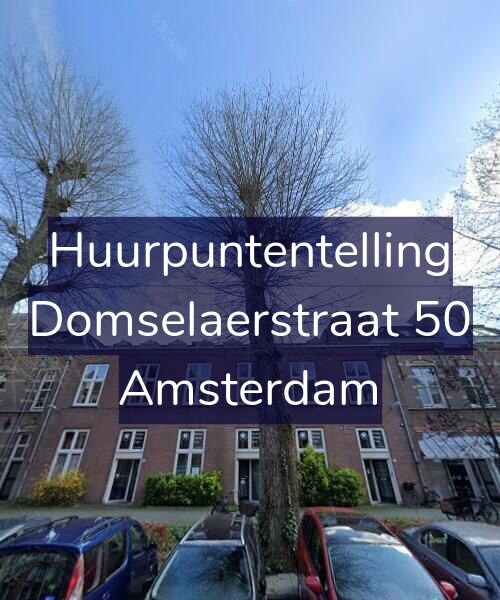 Foto gevel Huurpuntentelling voor Domselaerstraat 50, Amsterdam