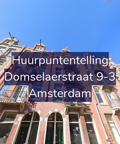Foto gevel Huurpuntentelling voor Domselaerstraat 9-3, Amsterdam
