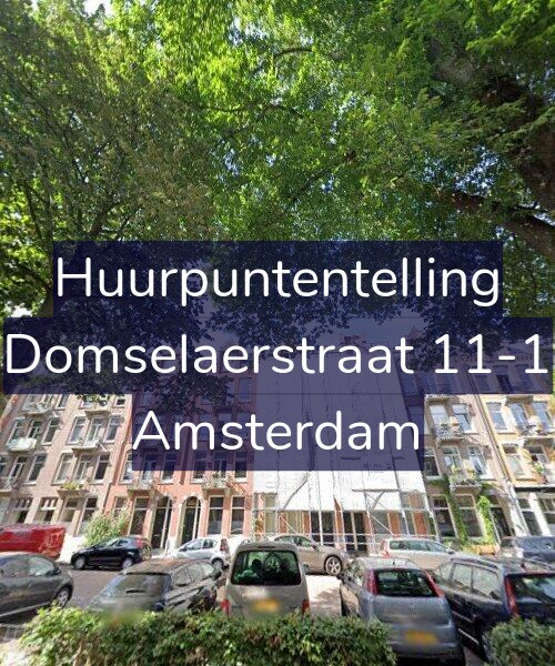 Foto gevel Huurpuntentelling voor Domselaerstraat 11-1, Amsterdam