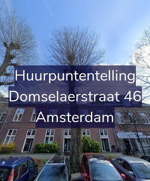 Foto gevel Huurpuntentelling voor Domselaerstraat 46, Amsterdam
