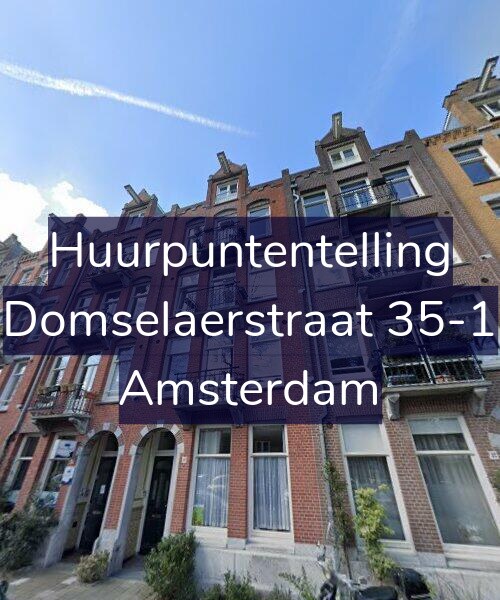 Foto gevel Huurpuntentelling voor Domselaerstraat 35-1, Amsterdam
