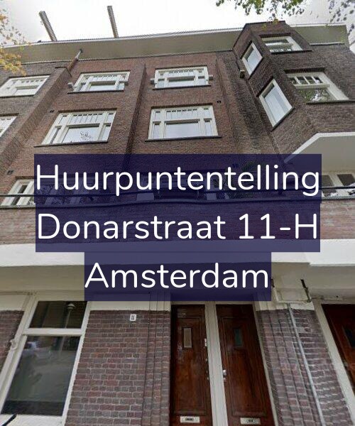 Foto gevel Huurpuntentelling voor Donarstraat 11-H, Amsterdam