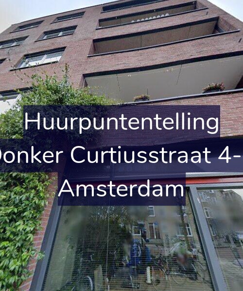 Foto gevel Huurpuntentelling voor Donker Curtiusstraat 4-C, Amsterdam