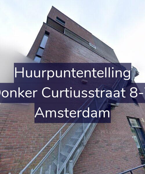 Foto gevel Huurpuntentelling voor Donker Curtiusstraat 8-V, Amsterdam