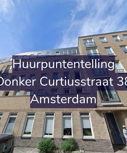 Foto gevel Huurpuntentelling voor Donker Curtiusstraat 38, Amsterdam