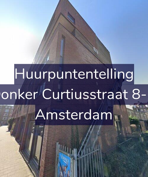 Foto gevel Huurpuntentelling voor Donker Curtiusstraat 8-H, Amsterdam