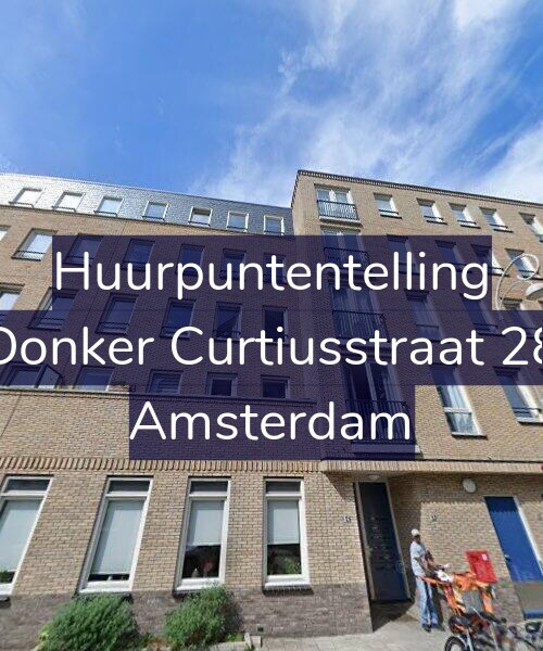 Foto gevel Huurpuntentelling voor Donker Curtiusstraat 28, Amsterdam