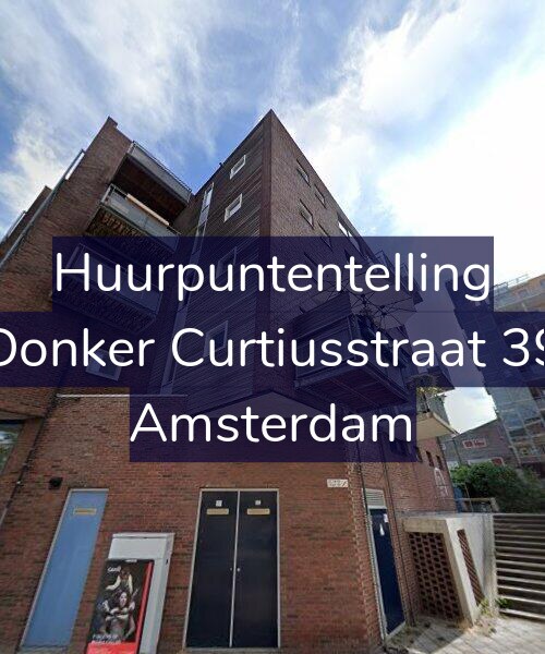 Foto gevel Huurpuntentelling voor Donker Curtiusstraat 39, Amsterdam