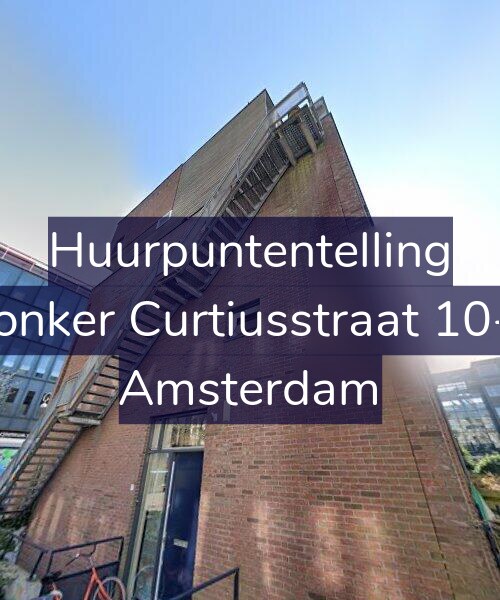 Foto gevel Huurpuntentelling voor Donker Curtiusstraat 10-B, Amsterdam