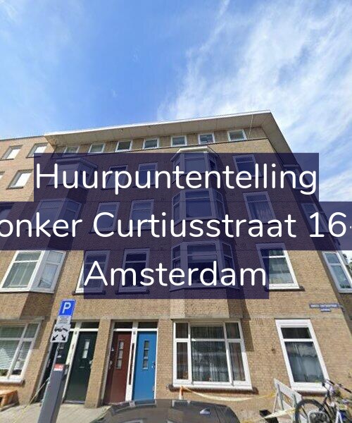 Foto gevel Huurpuntentelling voor Donker Curtiusstraat 16-1, Amsterdam