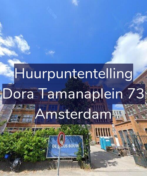 Foto gevel Huurpuntentelling voor Dora Tamanaplein 73, Amsterdam