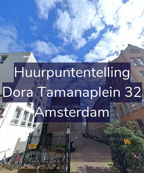 Foto gevel Huurpuntentelling voor Dora Tamanaplein 32, Amsterdam