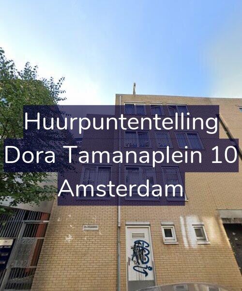 Foto gevel Huurpuntentelling voor Dora Tamanaplein 10, Amsterdam