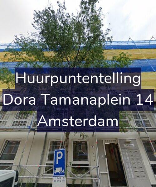 Foto gevel Huurpuntentelling voor Dora Tamanaplein 14, Amsterdam