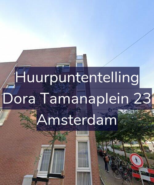 Foto gevel Huurpuntentelling voor Dora Tamanaplein 23, Amsterdam