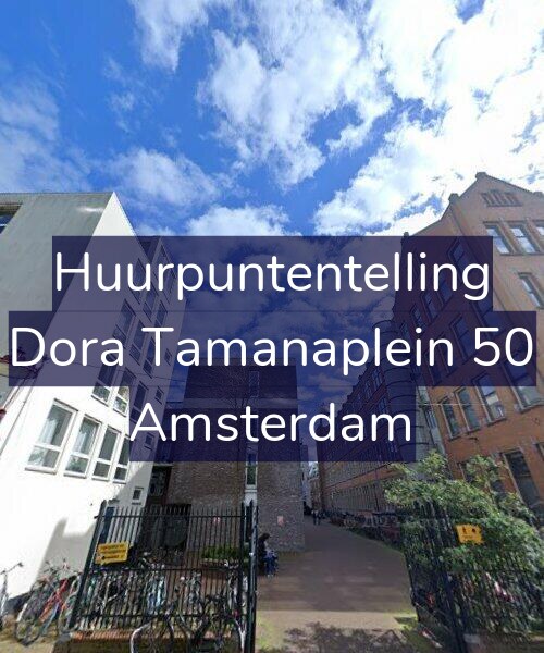Foto gevel Huurpuntentelling voor Dora Tamanaplein 50, Amsterdam