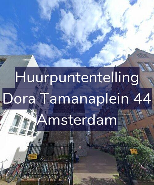 Foto gevel Huurpuntentelling voor Dora Tamanaplein 44, Amsterdam