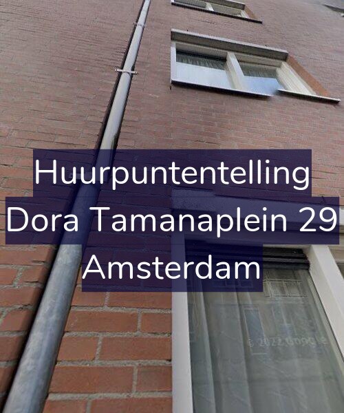 Foto gevel Huurpuntentelling voor Dora Tamanaplein 29, Amsterdam