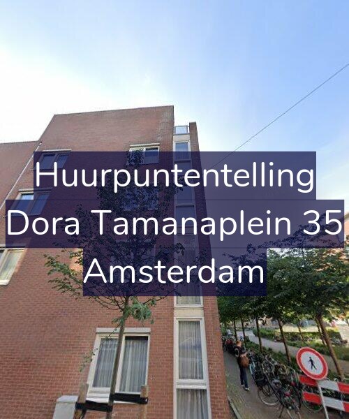 Foto gevel Huurpuntentelling voor Dora Tamanaplein 35, Amsterdam