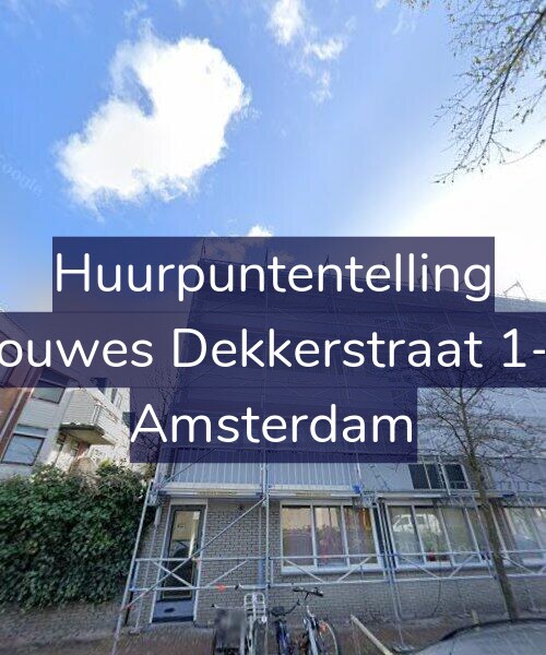 Foto gevel Huurpuntentelling voor Douwes Dekkerstraat 1-A, Amsterdam