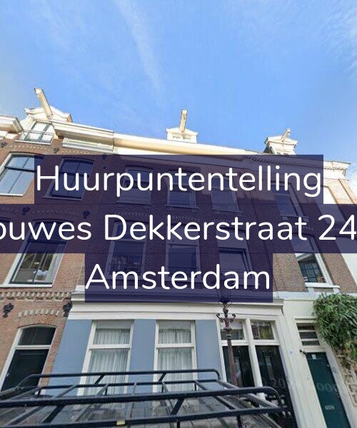 Foto gevel Huurpuntentelling voor Douwes Dekkerstraat 24-1, Amsterdam