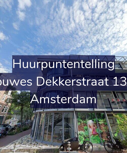 Foto gevel Huurpuntentelling voor Douwes Dekkerstraat 13-B, Amsterdam