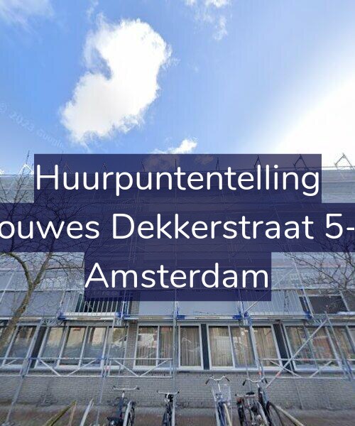 Foto gevel Huurpuntentelling voor Douwes Dekkerstraat 5-A, Amsterdam
