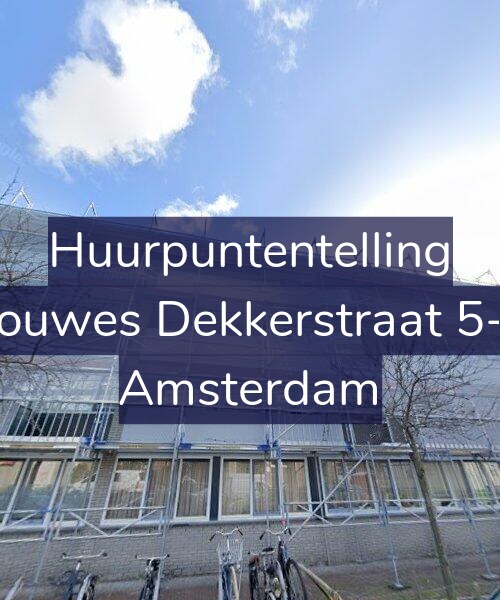 Foto gevel Huurpuntentelling voor Douwes Dekkerstraat 5-D, Amsterdam