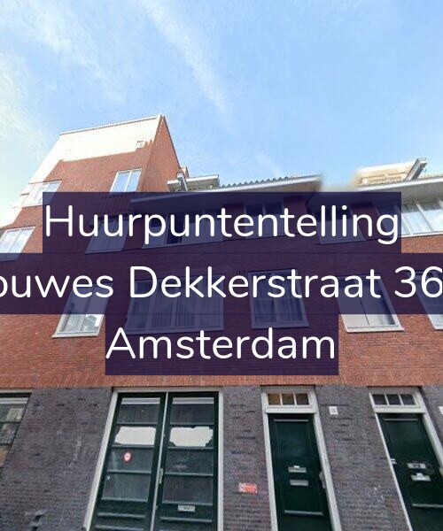 Foto gevel Huurpuntentelling voor Douwes Dekkerstraat 36-2, Amsterdam