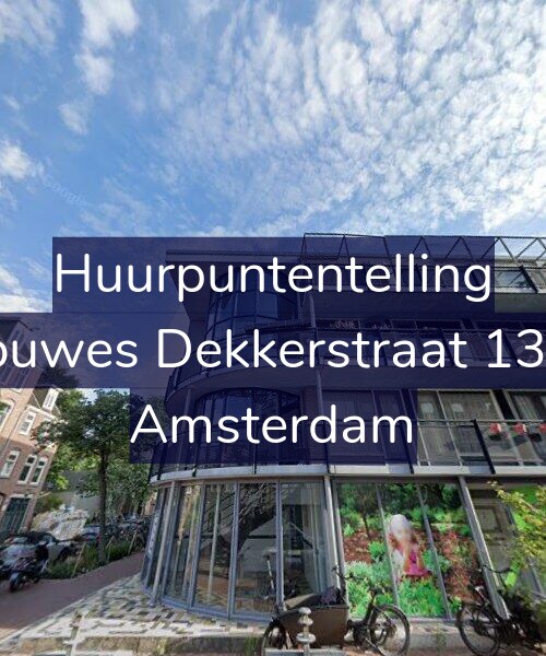 Foto gevel Huurpuntentelling voor Douwes Dekkerstraat 13-C, Amsterdam