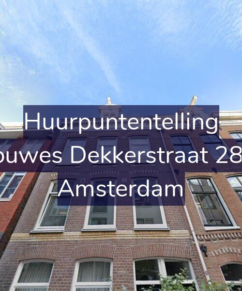 Foto gevel Huurpuntentelling voor Douwes Dekkerstraat 28-2, Amsterdam